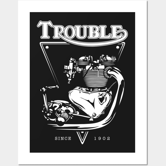 Trouble Engine Wall Art by benjistewarts